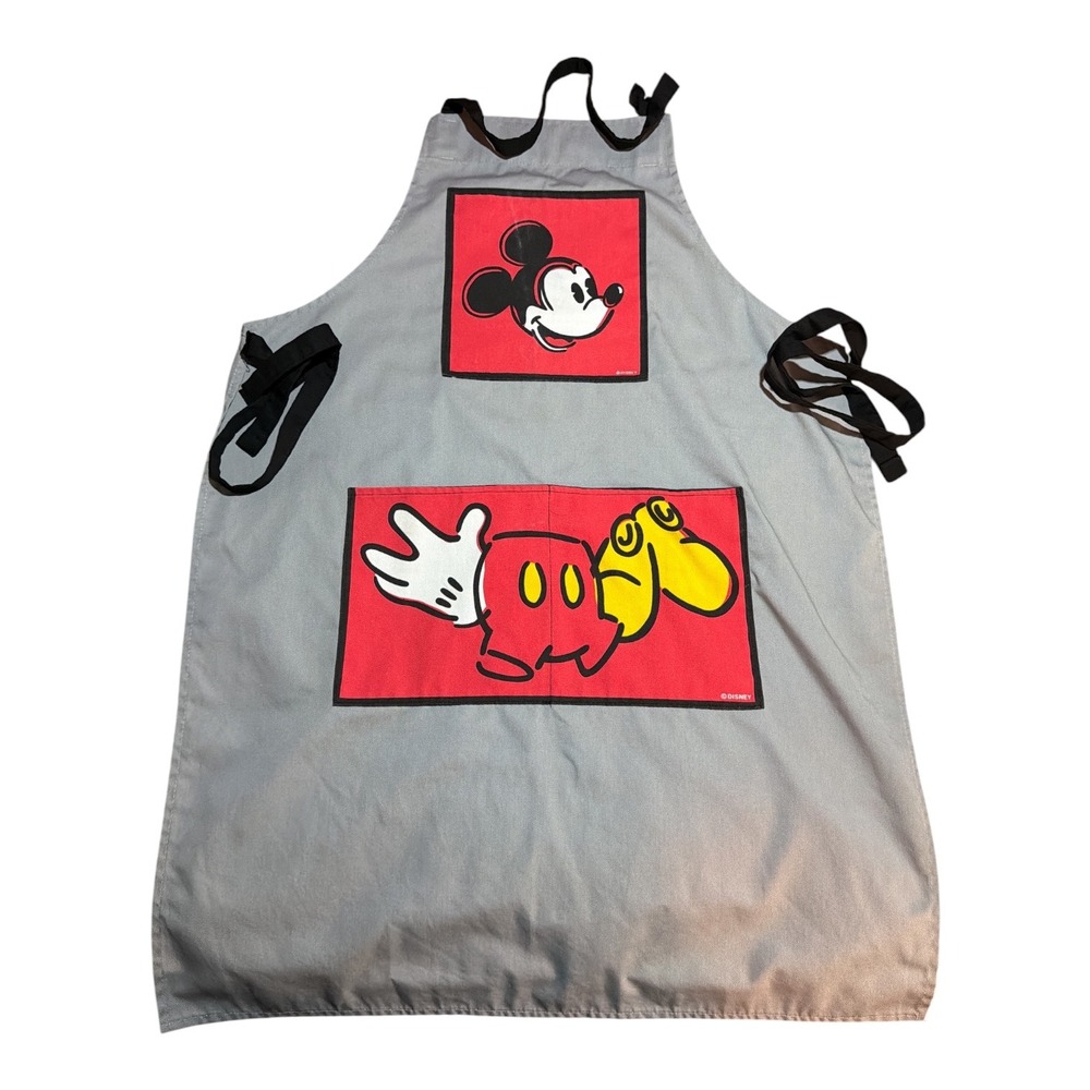 Disney vintage theme park release best of Mickey kitchen bbq chef Apron cover up